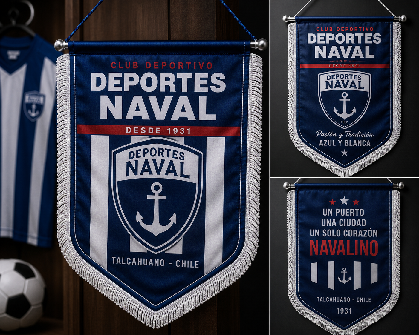 Banderines personalizados para clubes